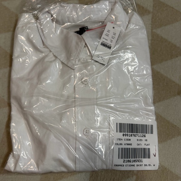 J crew Étienne cropped button-up shirt in cotton poplin - Picture 4 of 4